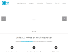 Tablet Screenshot of cite-ai.nl